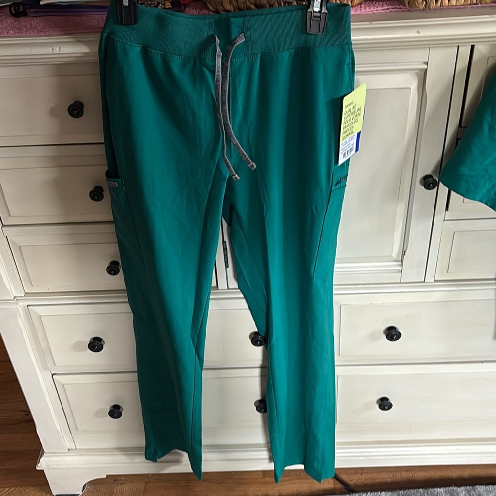 Landau hunter green scrub pants